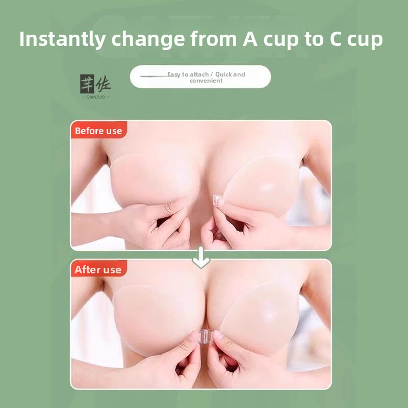 Push Up Bra Silicone - Sujetador Invisible de Silicona para Mujer,